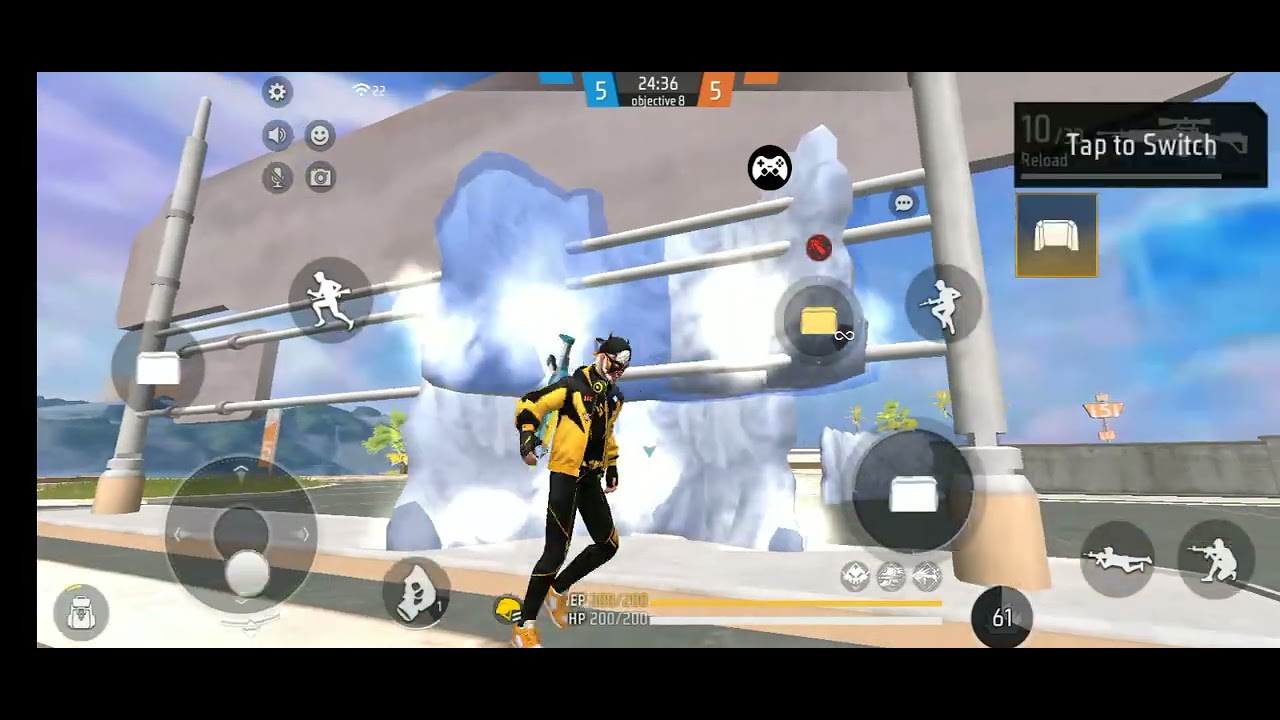 Playing free fire after a very long time 😍😍