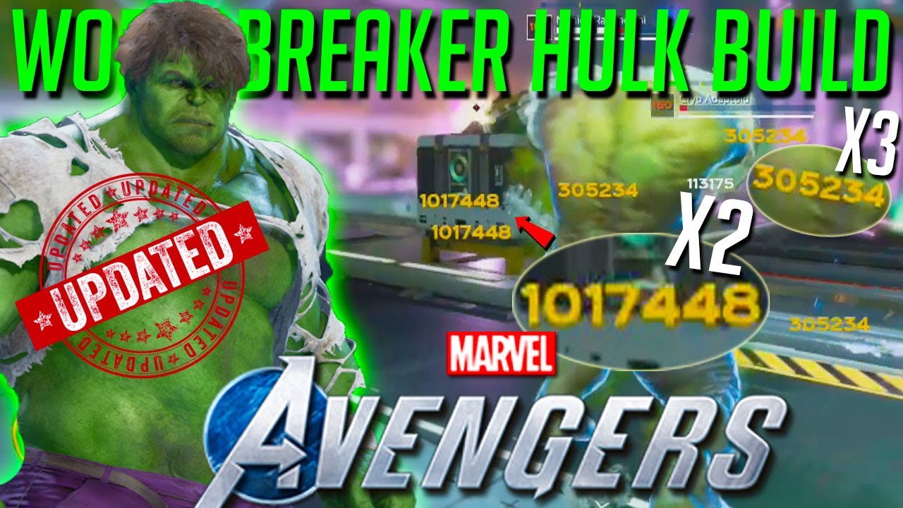 Marvel’s Avengers Game | * UPDATED * “WORLDBREAKER” HULK BUILD !!! 2 MILLION DAMAGE W/ THUNDERCLAP