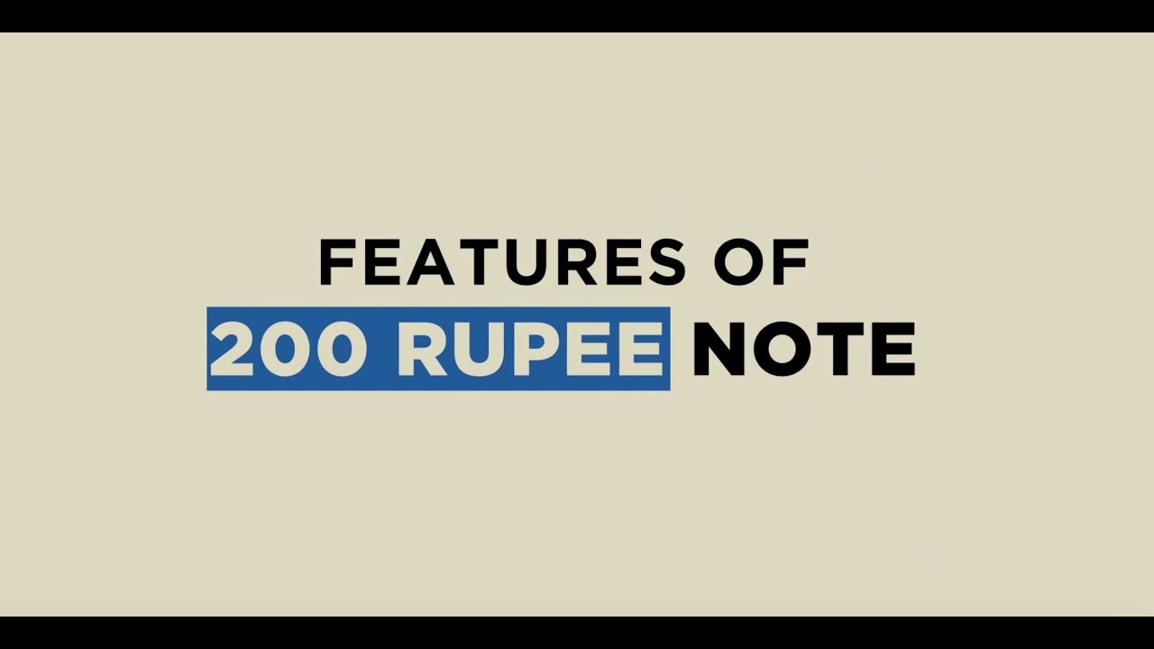 Features of New 200 Rupee Note || Reserve Bank of India || Factly