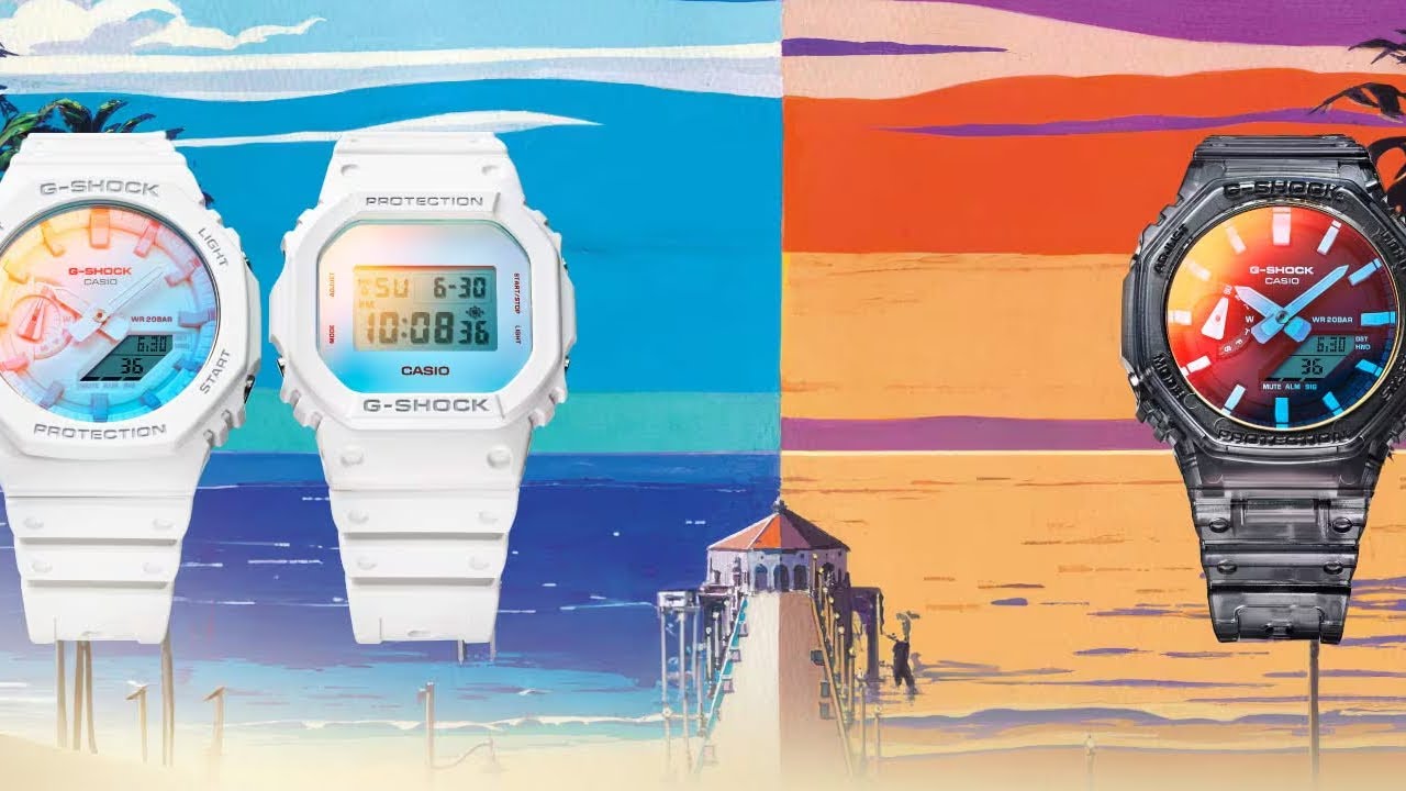 White and blue for the look of a sun drenched beach | Casio G-Shock | Official Video