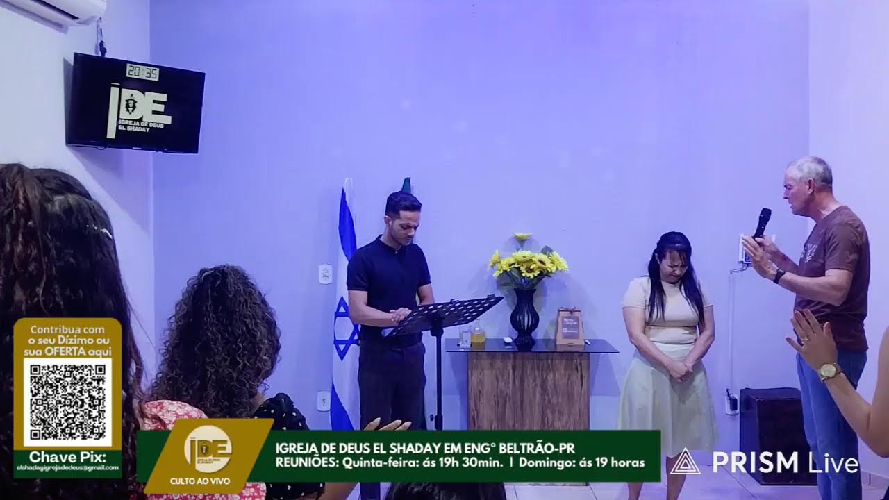 CULTO AO VIVO | Igreja de Deus El Shaday