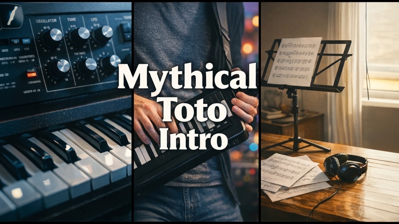 Cette intro mythique de Toto, mais à ma sauce 😎🎹