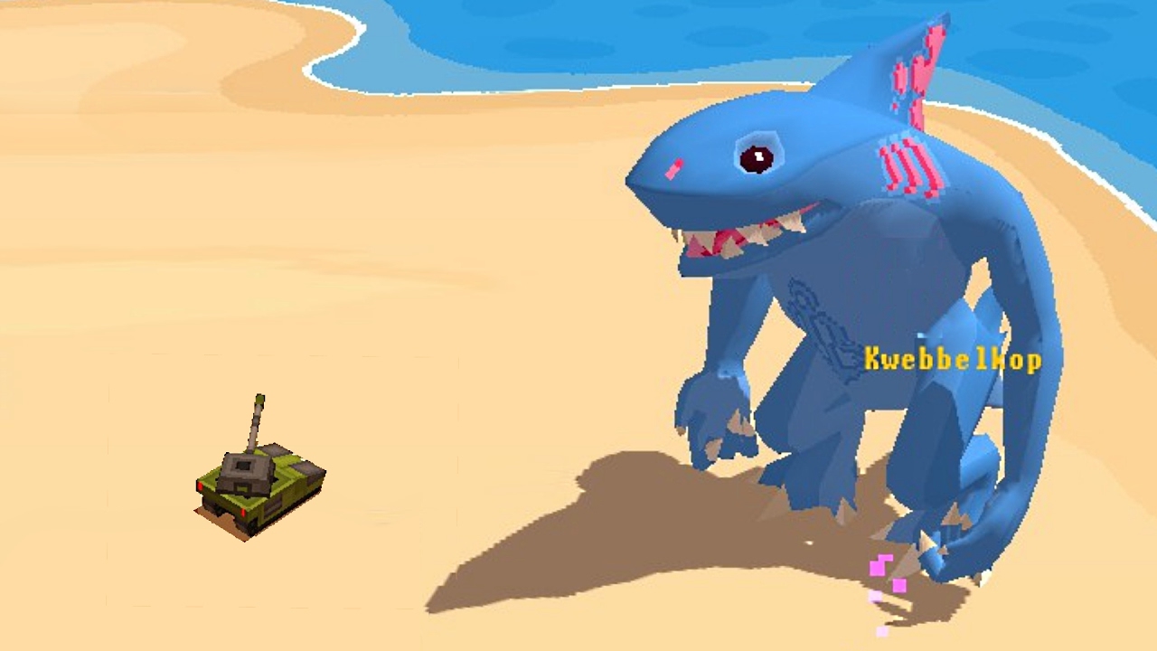 TANK vs GIANT KILLER MEGA SHARK! (Omegalodon)