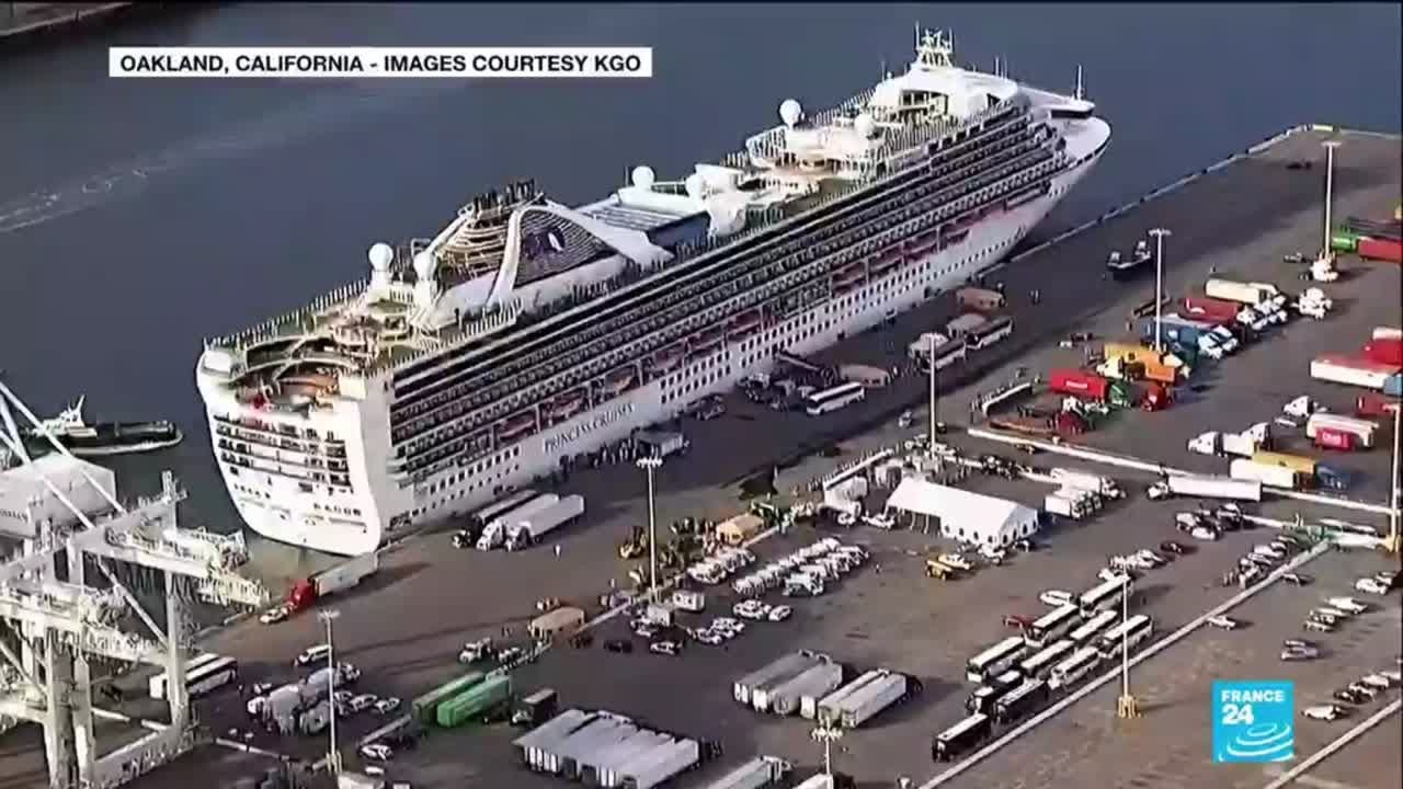 Coronavirus outbreak: 'Grand Princess' cruise ship with infected passengers docks in Oakland