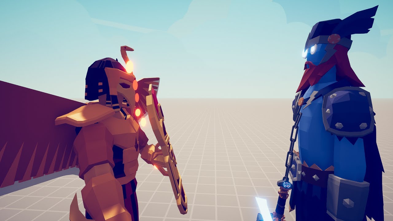 The Warriors of Ra vs THE GODS｜Totally Accurate Battle Simulator TABS
