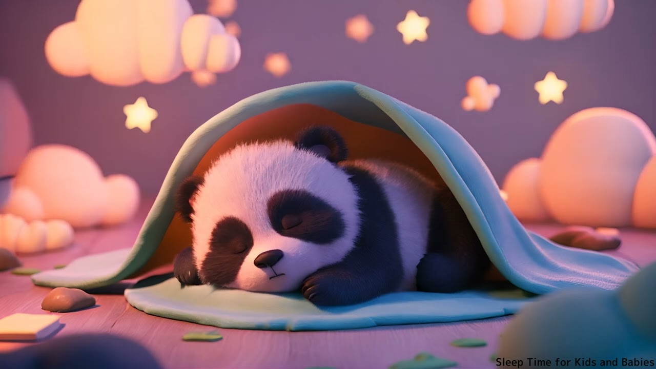 Cute Panda Lullaby - Soothing Music for Kids and Babies