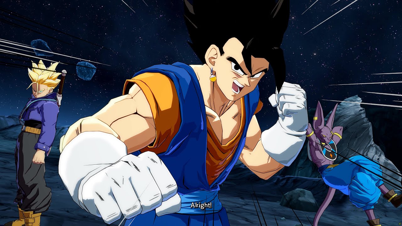 DRAGON BALL FighterZ: Arcade Mode feat. Vegito (SSGSS), Trunks and Beerus