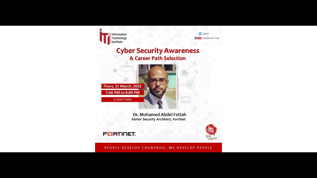 Cyber Security Awareness & Career Path Selection  - ITI Bits & Bytes