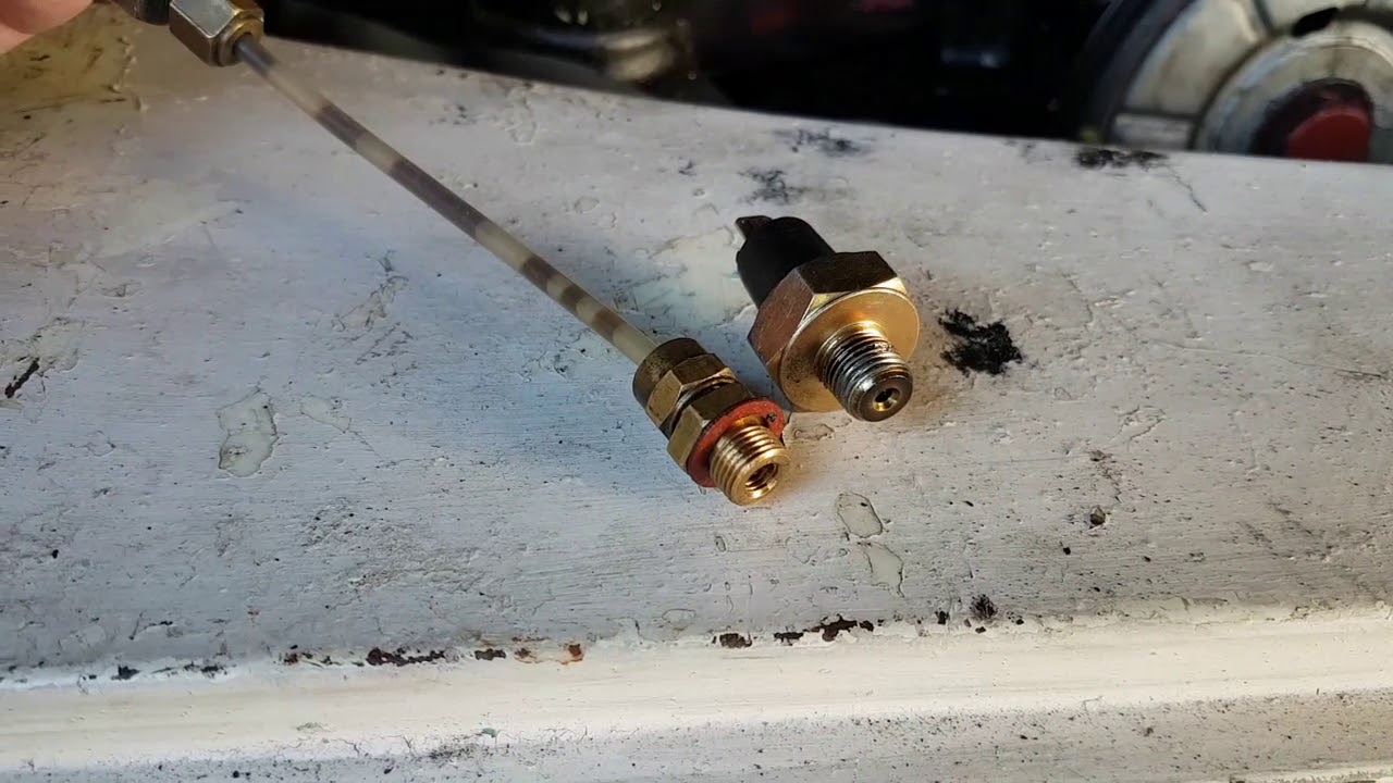 checking oil pressure on a vw aircooled engine.