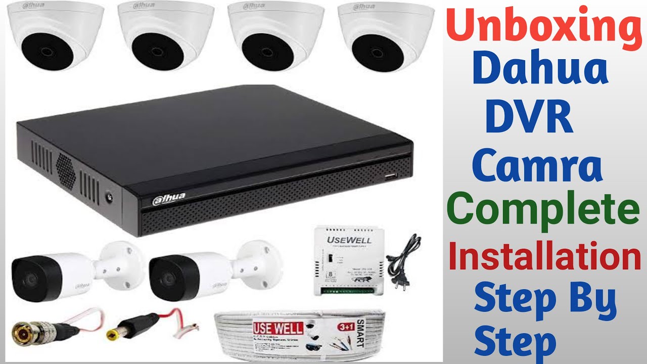Dahua xvr dvr Security Camera Unboxing ] Dahua xvr dvr setup, HDD Install ] Full camera setup dahua]