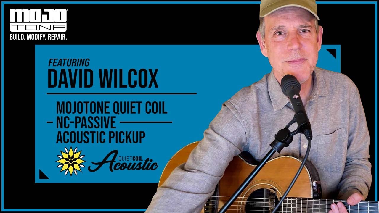 MOJOTONE - David Wilcox Quiet Coil NC-Passive Acoustic Soundhole Pickup - DEMO