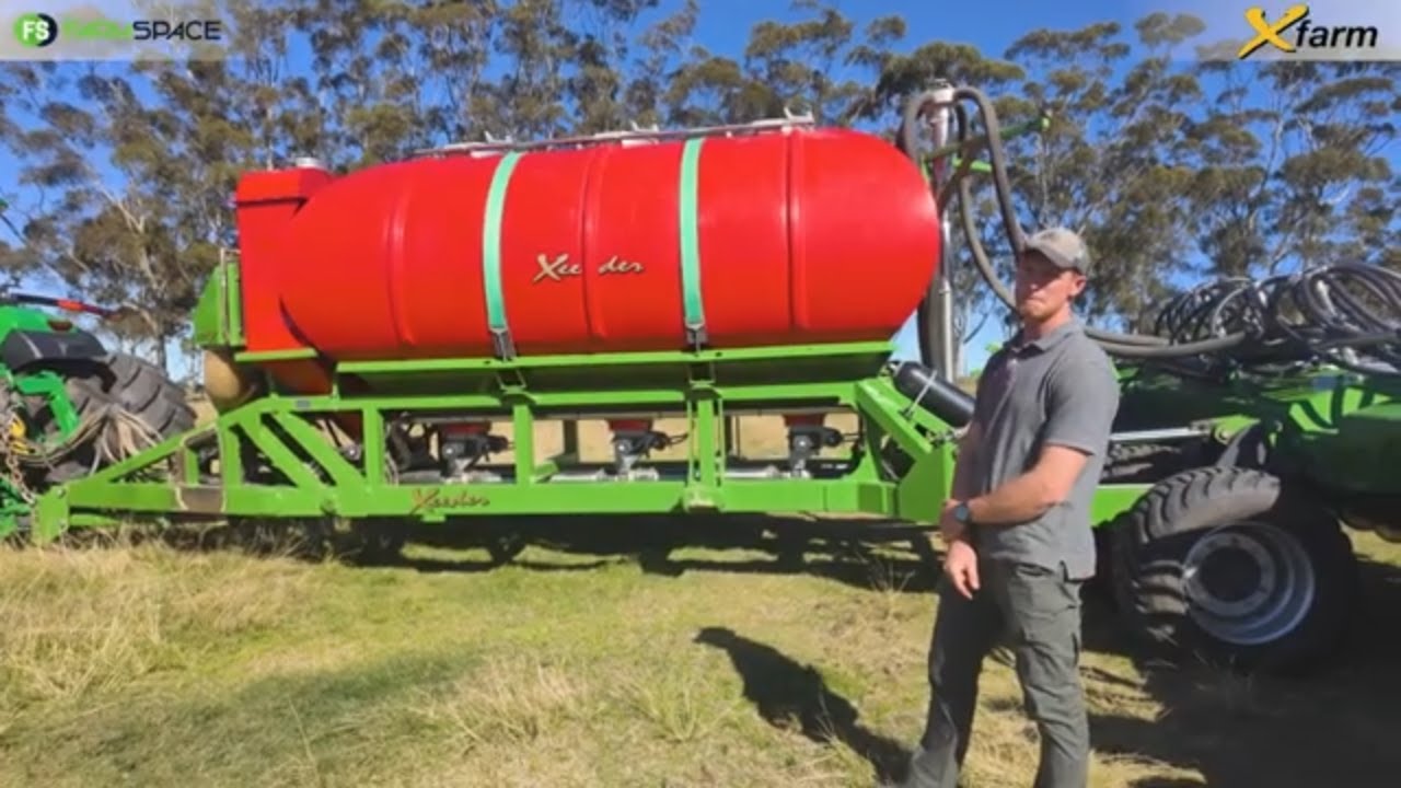 Kan 'n xFarm disc planter werk om droëland koring en canola te plant?