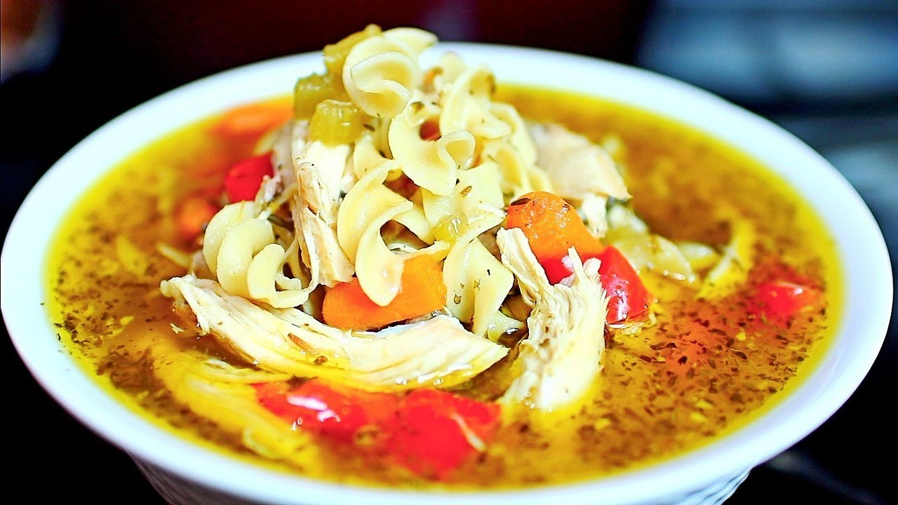 Лучший в мире рецепт куриного супа с лапшой