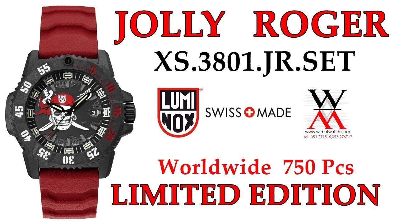แกะกล่อง LUMINOX JOLLY ROGER LIMITED EDITION XS.3801.JR.SET