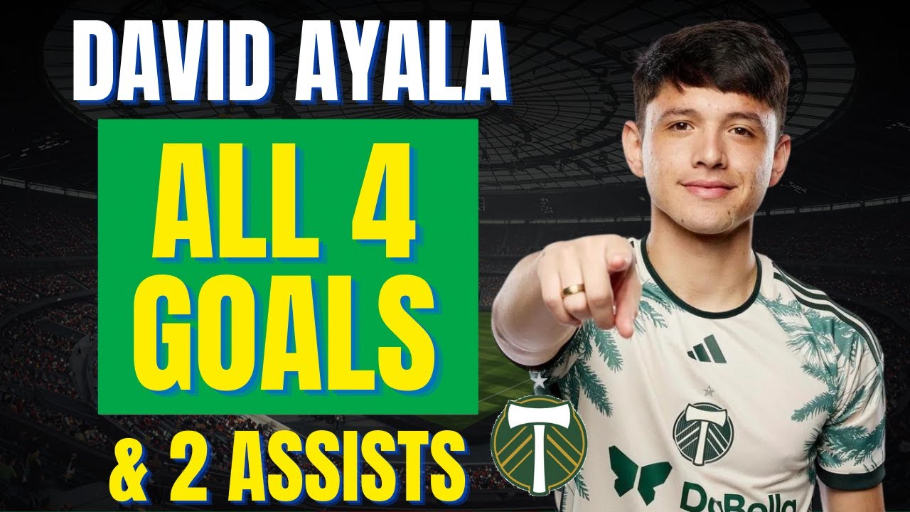 David Ayala - ALL 4 GOALS & ASSISTS FOR PORTLAND TIMBERS | Skills & Highlights