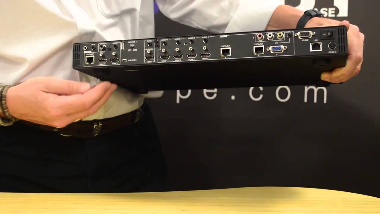 CYP EL-5500-HBT 8x4 HDBaseT Advanced Presentation Switch with HDMI, VGA, Component and Composite