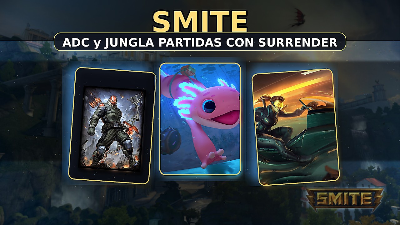 SMITE JUNGLA y ADC (TERMINAN BIEN)