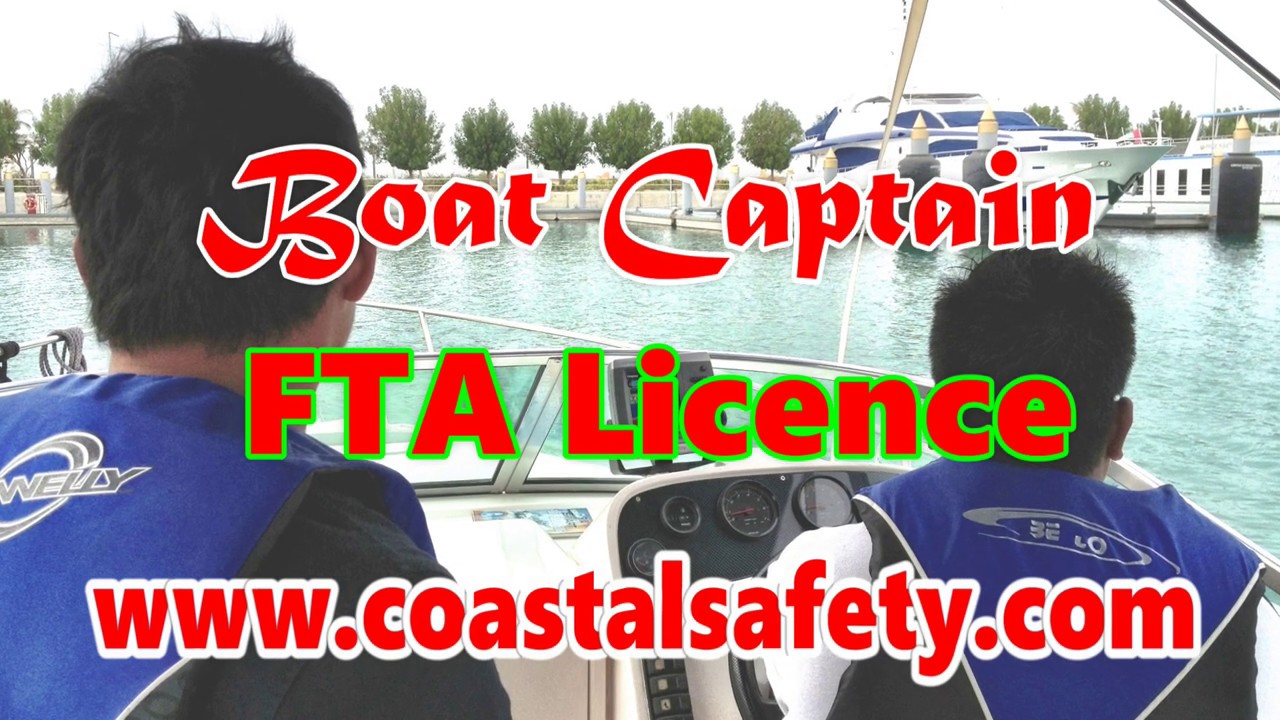Abu Dhabi UAE Boat Driving FTA licence 2020