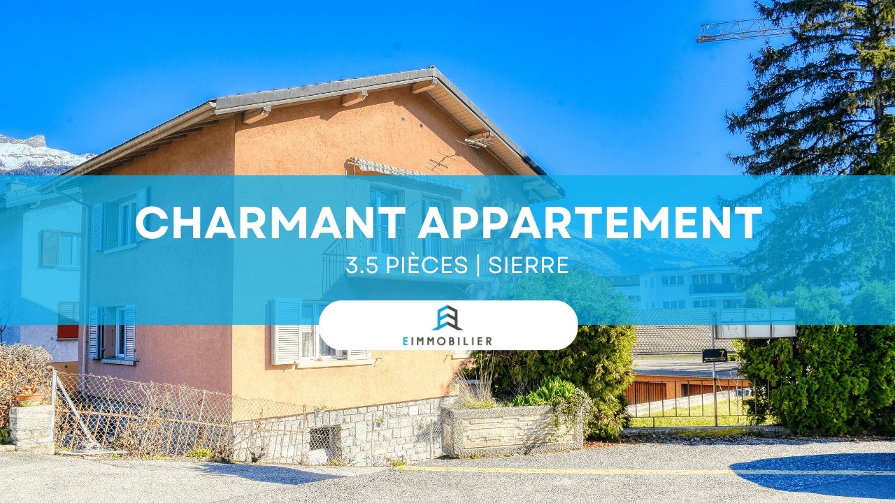Présentation vidéo d'un charmant appartement 3,5 pièces à Sierre.