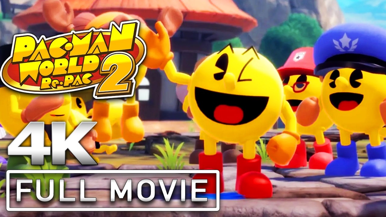 PAC-MAN WORLD 2 Re-PAC All Cutscenes (Full Game Movie) 4K 60FPS Ultra HD