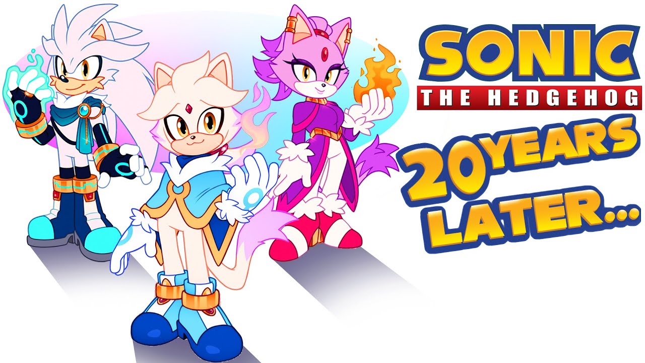 Семья Времени: Сильвер x Блейз — сборник комиксов Sonic 20 Years Later