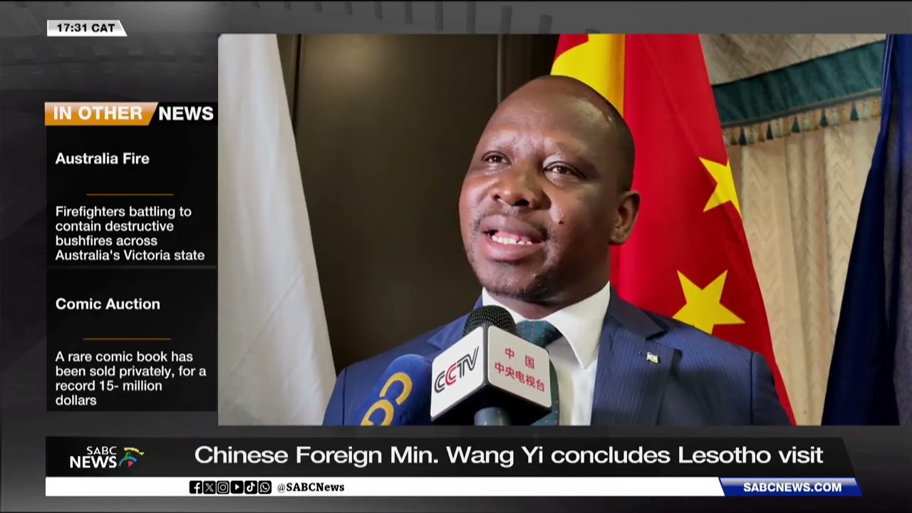 China's Foreign Minister concludes Lesotho visit