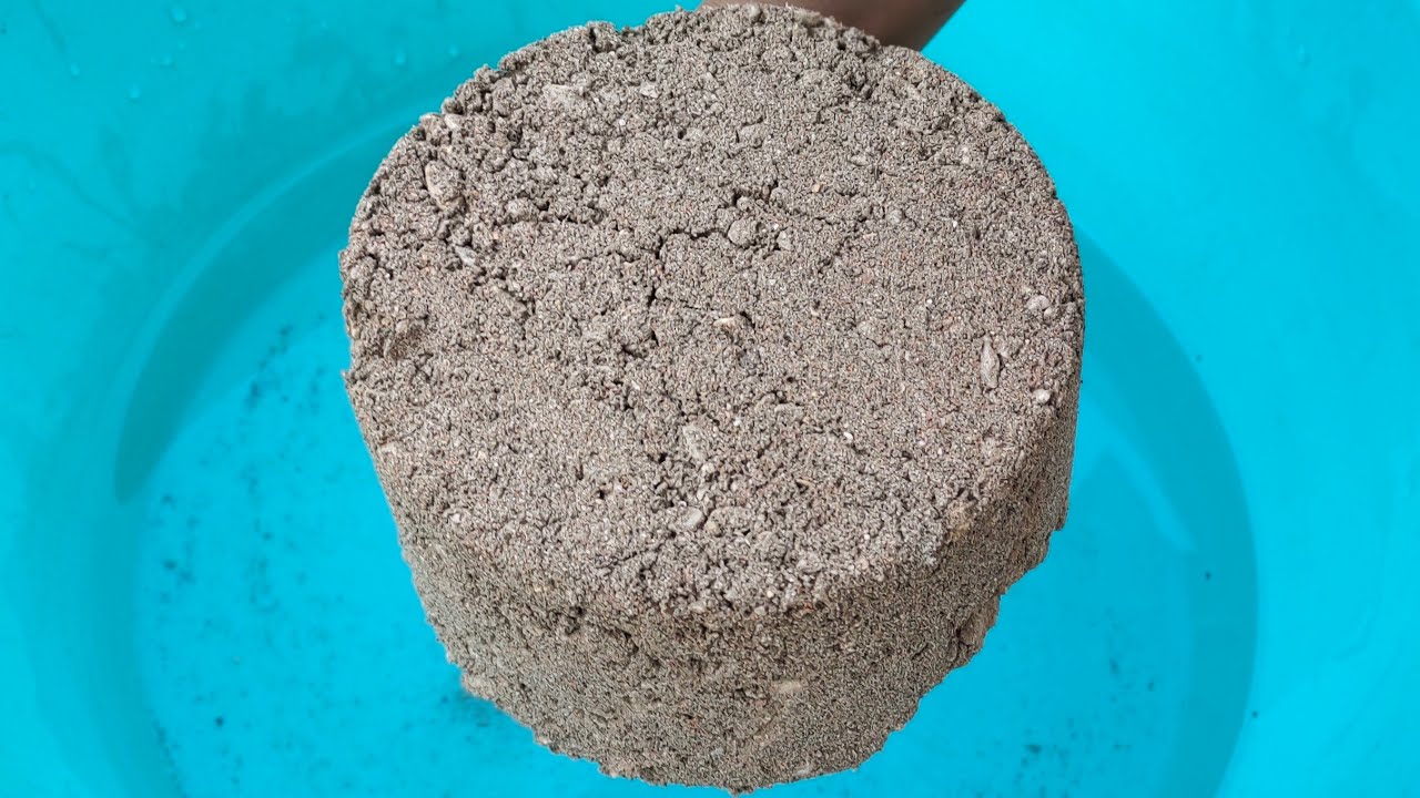 Stoney bowls crumbling in water super crunchy dusty crispy#asmr #shortvideo #shorts#oddlysatisfying