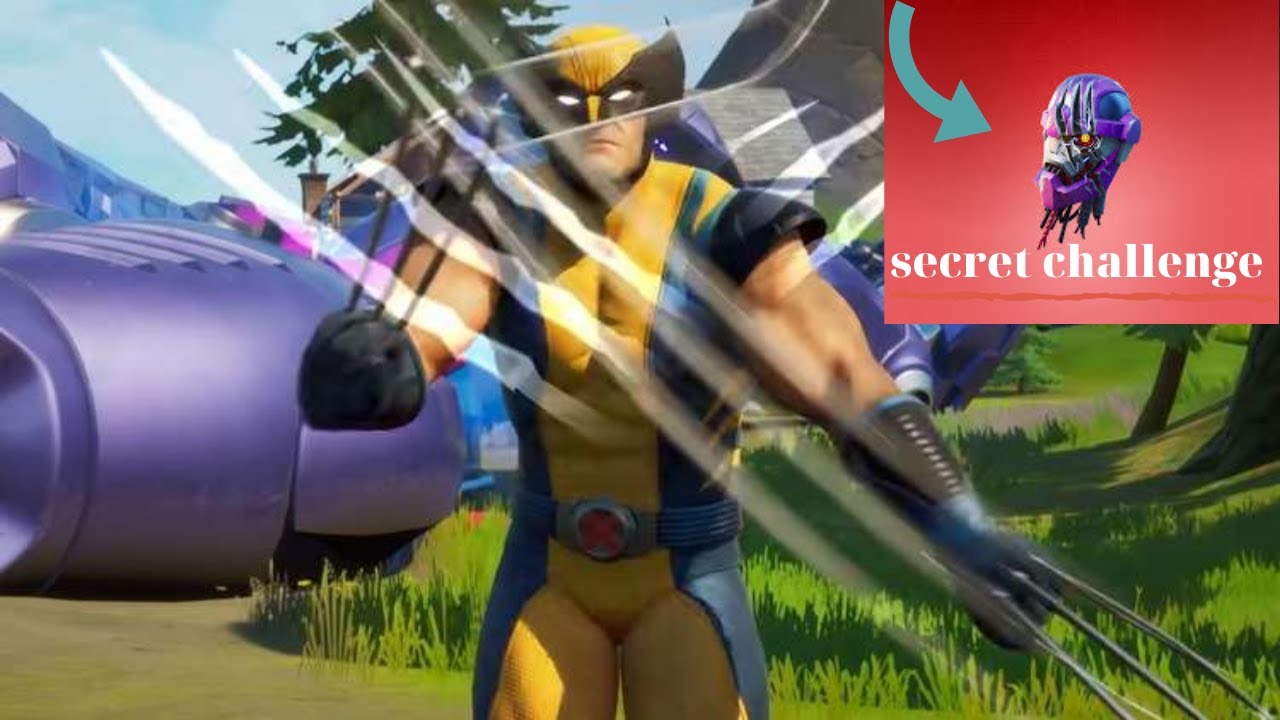 Secret Challenge for Wolverine's second style backpack (Wolverine's Trophy) |FORTNITE (S4 C2)