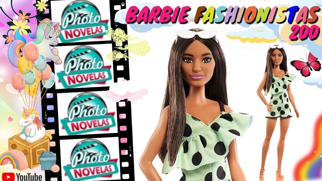 🕶 BARBIE FASHIONISTAS 200, a gatona em macacão de bolinhas e óculos [Unbox e Review]