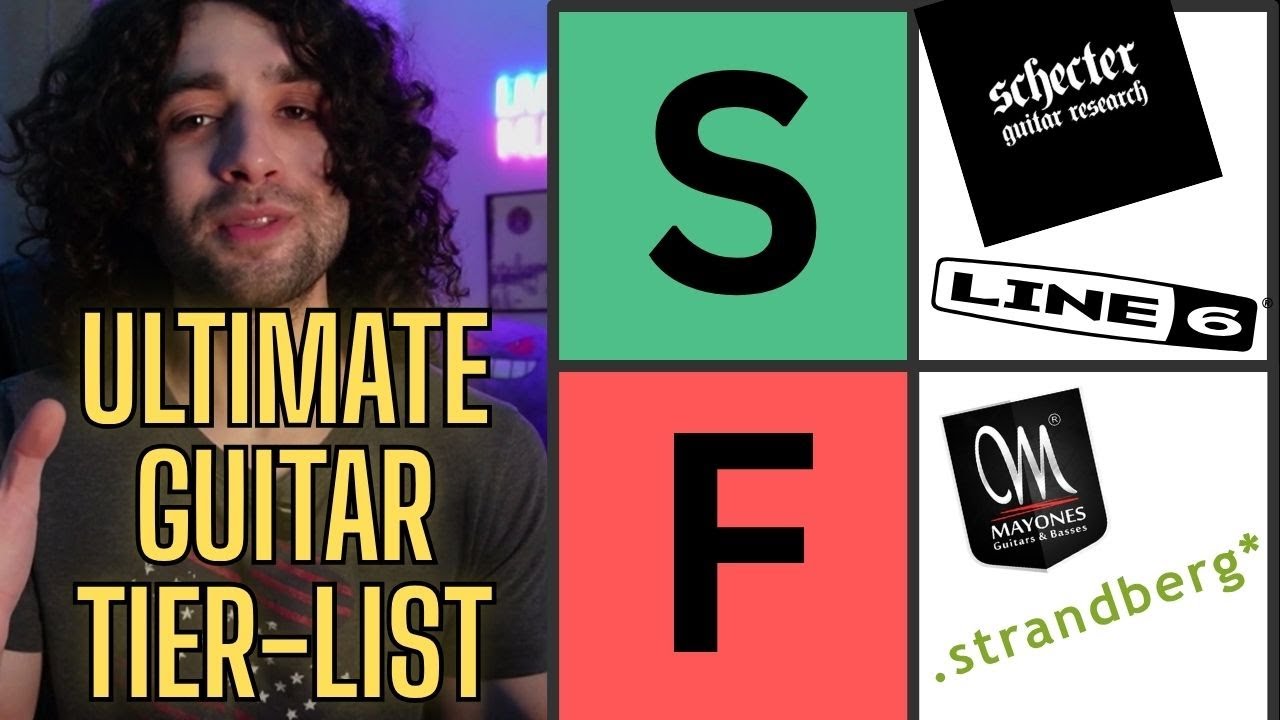 The ULTIMATE Guitar Brand Tier List