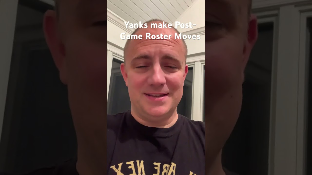Yanks make Post-Game Roster Moves #nyyankees #nyy #baseball #youtubeshorts