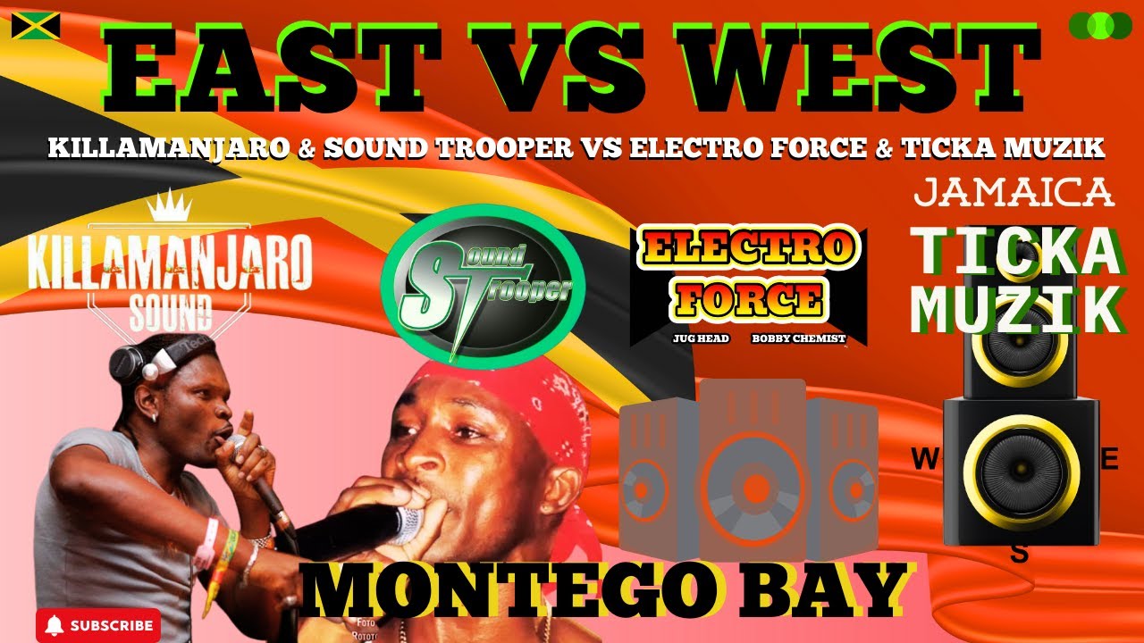 🔥 Killamanjaro & Sound Trooper vs Electro Force & Ticka Muzik | East VS West Battle in Mobay! 🎤💥