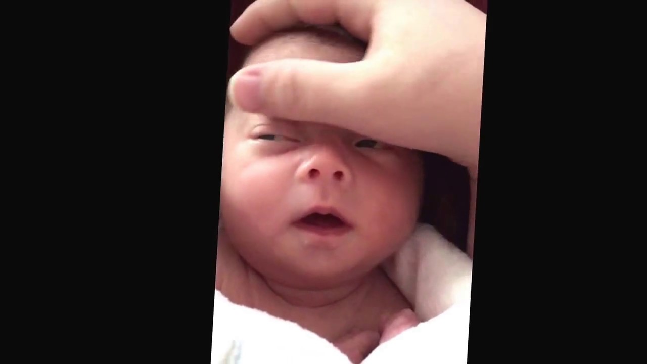 Baby LeyA Getting a Head Massage