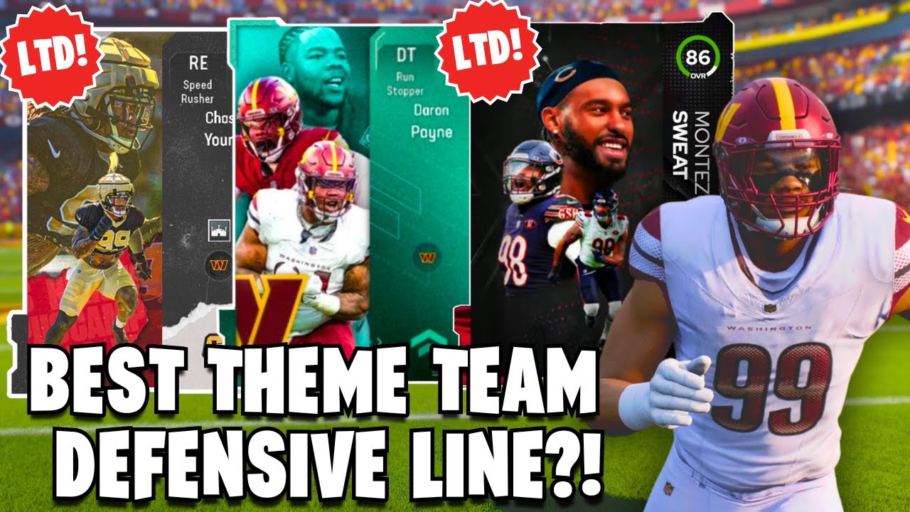 THIS DEFENSIVE LINE IS CRAZY GOOD! | COMMANDERS THEME TEAM | MADDEN 25 ULIMATE TEAM