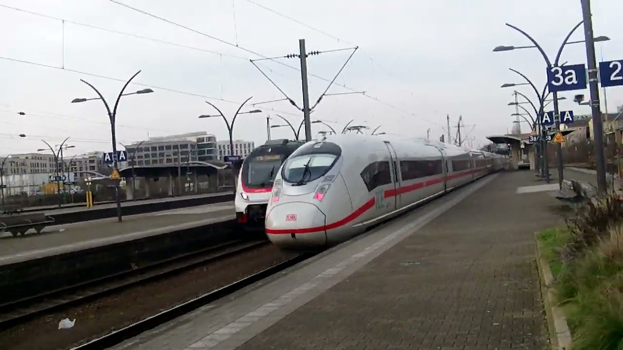 Heidelberg Hbf ICE 1094 Ausfahrt ICE 3 Neo Richtung Frankfurt Main Hbf von Stuttgart Hbf