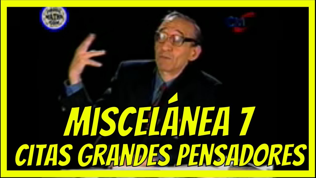✅ Citas Grandes Pensadores 📚 A Solas Con Marco Aurelio Denegri ✅ Miscelánea 7