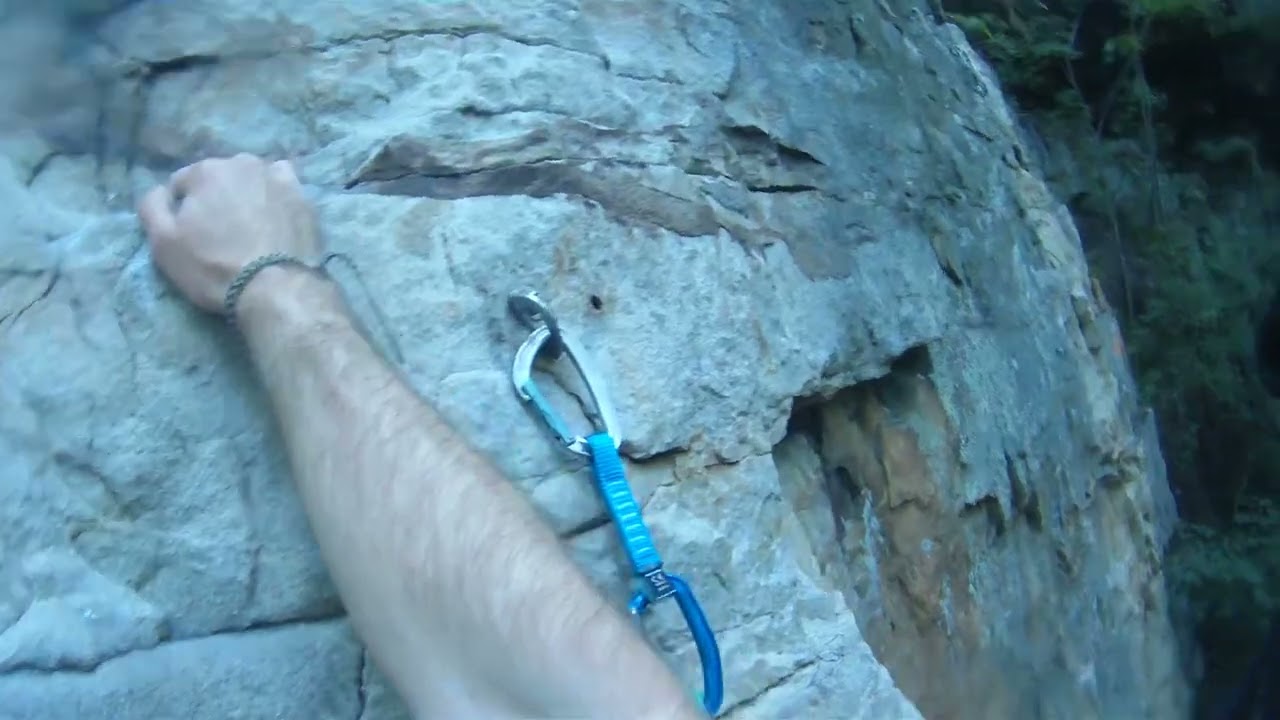 Jacob&rsquo;s Ladder (5.8), Foster Falls, TN (Red Light District)