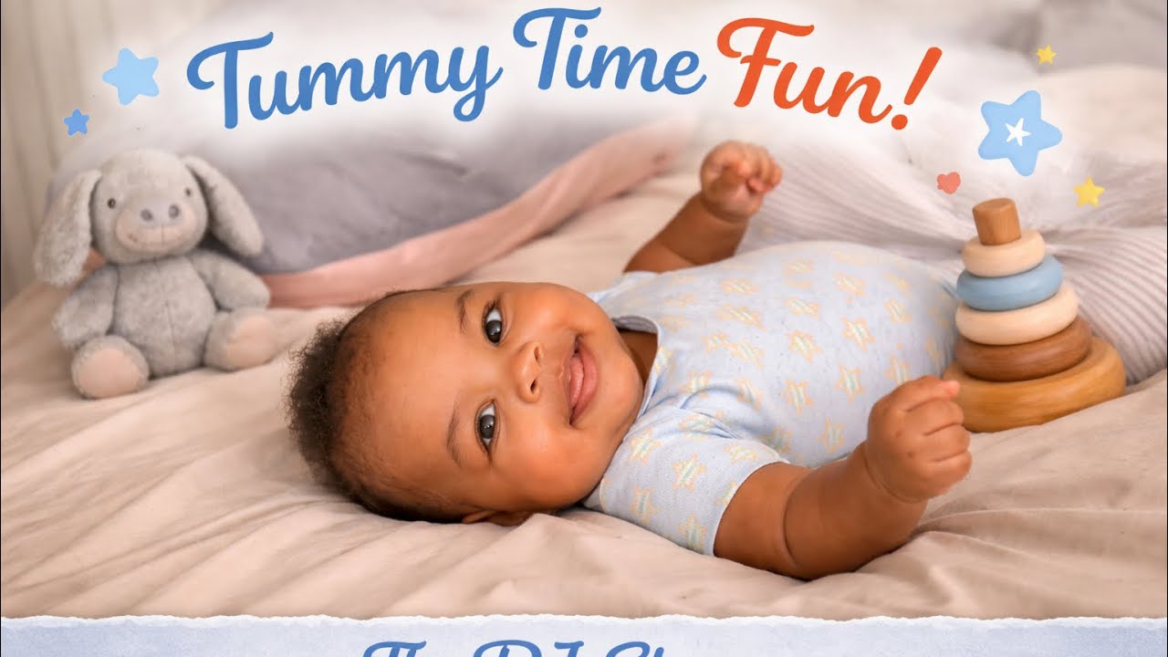 Tummy Time With Baby RJ 👶💙 | Baby Development & Cute Moments | The RJ Show
