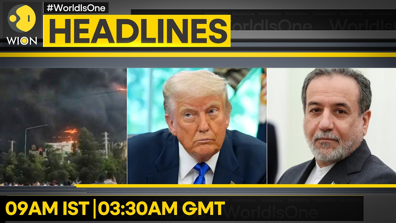 Iran FM in China for Talks Amid US Tensions | Trump: Iran Wants Deal But Plays Game | WION HEADLINES