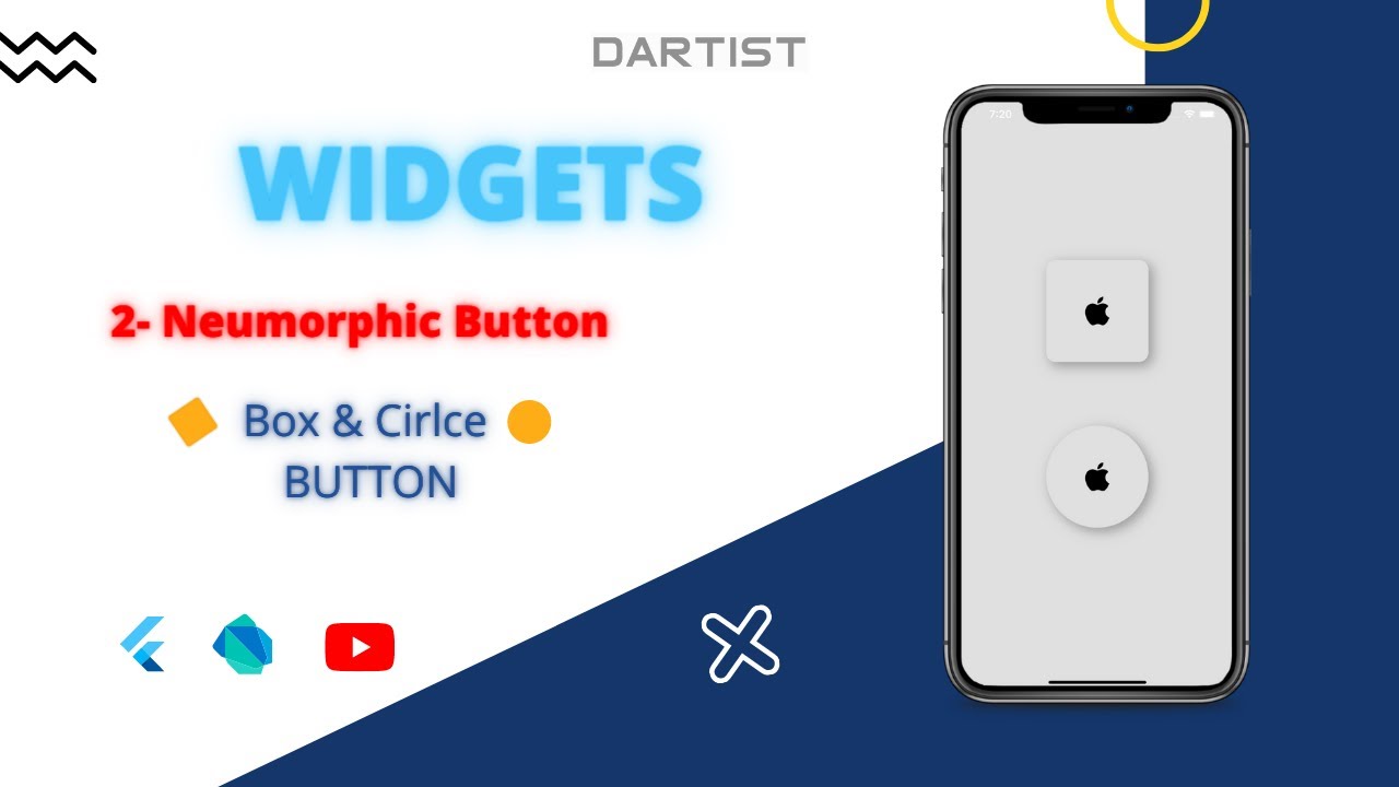 Flutter Widgets: 2- Neumorphism Button