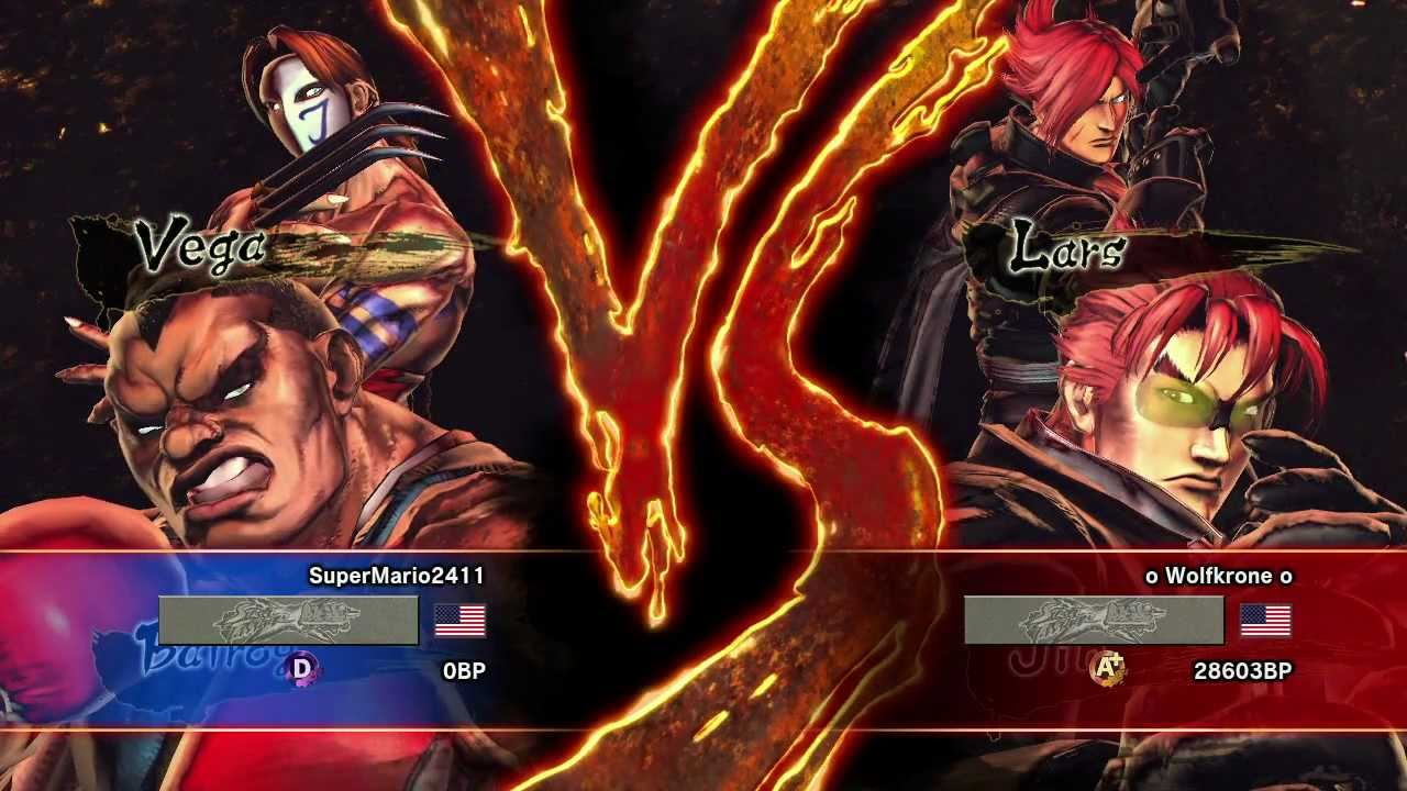 SFxT~ SuperMario2411 (Balrog & Vega) vs. o Wolfkrone o (Poison & Lars) HD