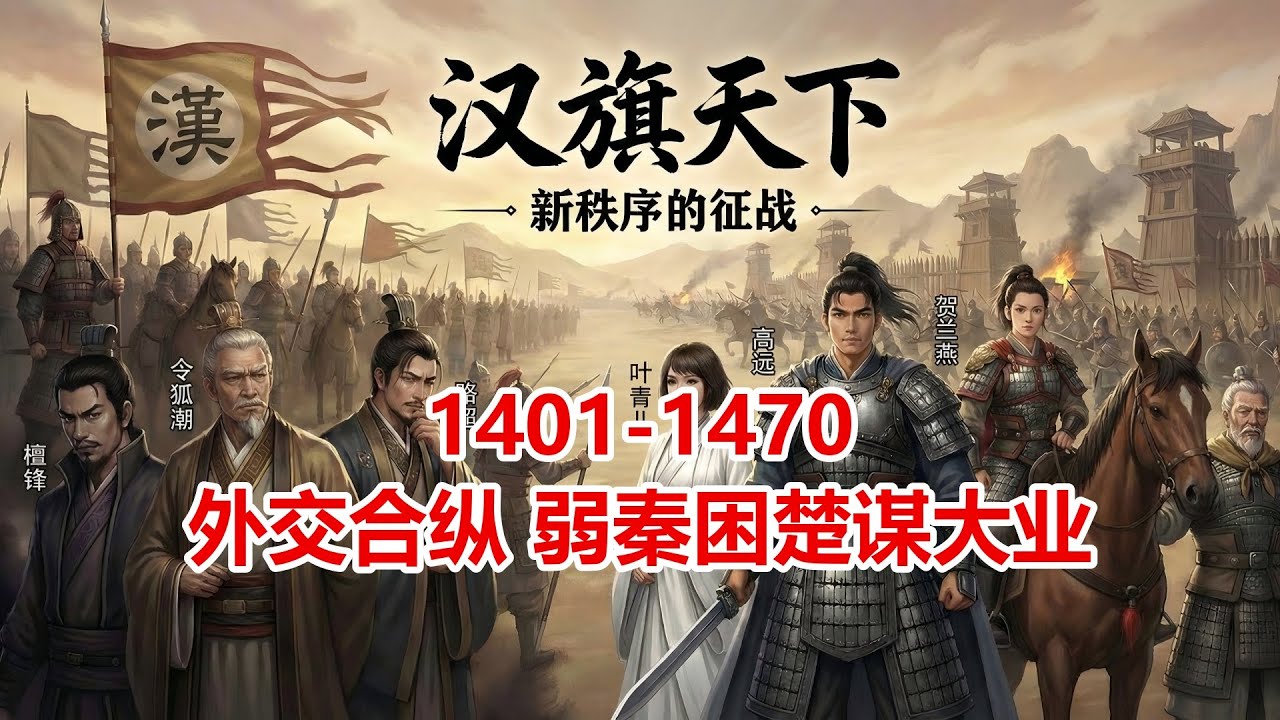 外交合纵，弱秦困楚谋大业：不战而屈人之兵！他利用货币与商战，让秦楚强敌在无声无息中土崩瓦解。 #经济战 #货币霸权 #外交权谋 #高远 #汉国崛起 《汉旗天下：新秩序的征战》1401 1470