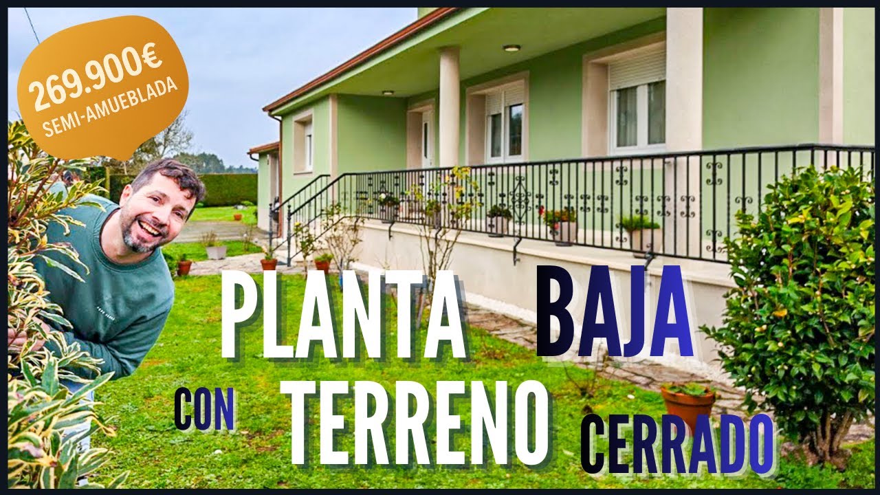 RESERVADA ¡CASA en PLANTA BAJA con 1437 de TERRENO m2 en Xaviña por 269.900 €!
