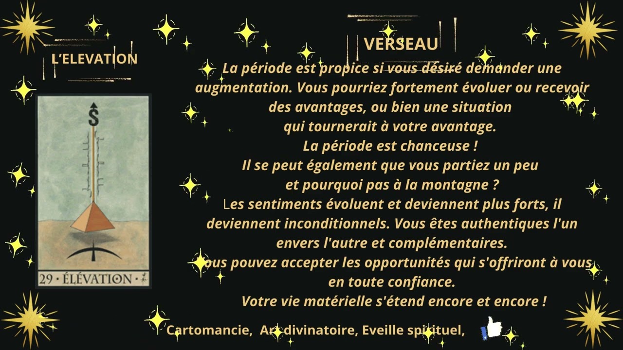 TIRAGE ASTROWEEK VERSEAU ⁉️📣🎁💞👫💰 