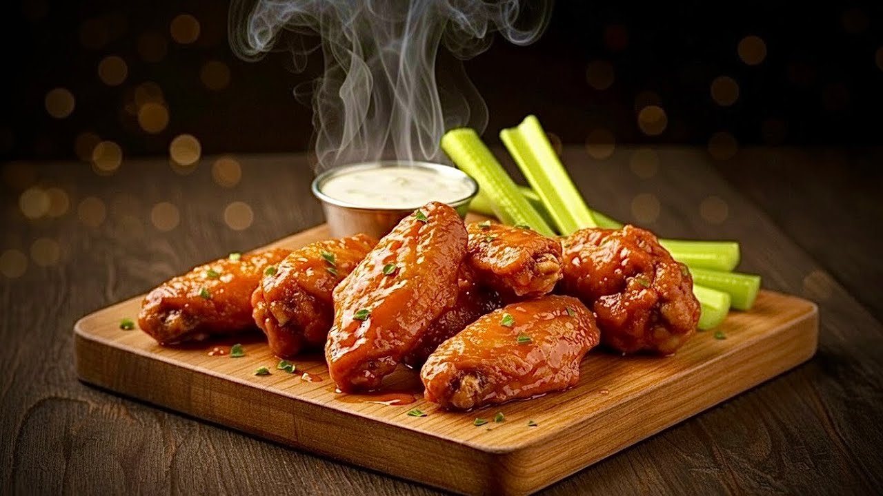 How to make perfect crispy chicken wings at home ! 