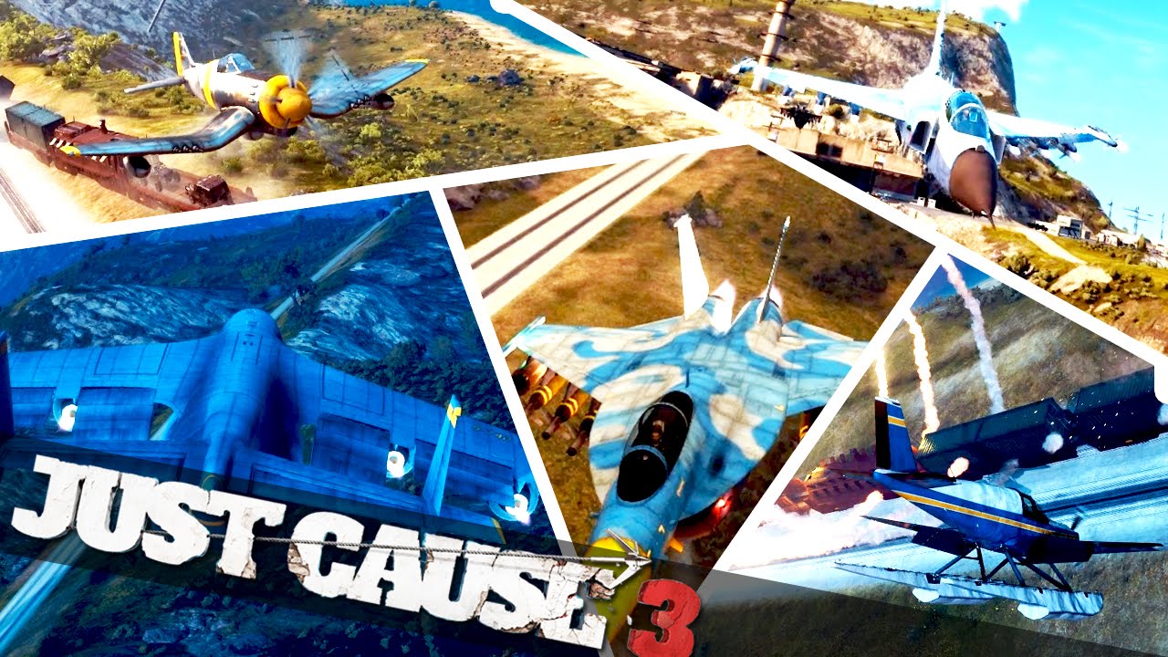 ALL PLANES IN JUST CAUSE 3 :: Just Cause 3 Epic Stunts
