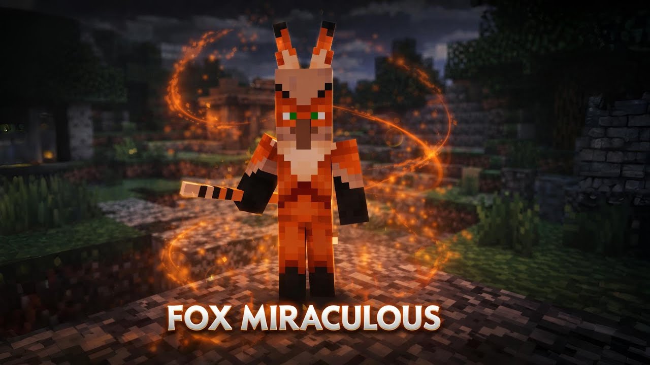 Minecraft Miraculous Survival – Дарим лисе чудесное талисман