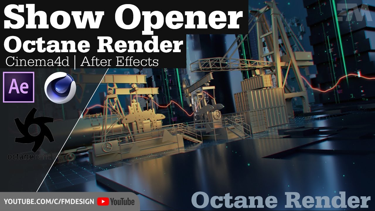 News Opener Broadcast Design | Octane Render | Cinema 4d & After Effects Tutorial Coming soon