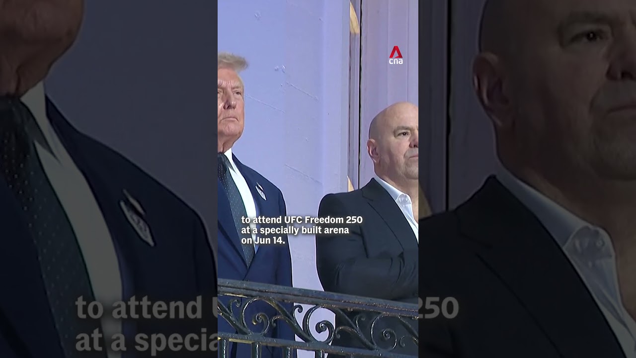 Trump arrives for UFC Freedom 250 event at White House