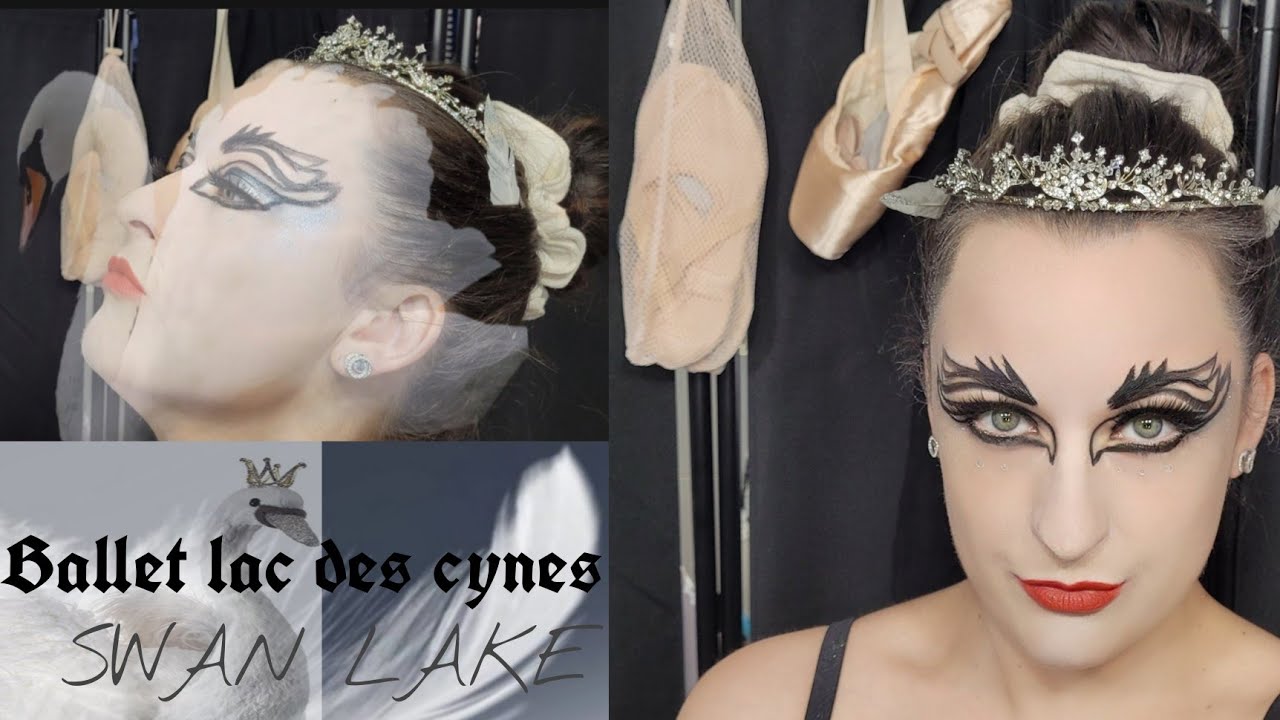 Tuto Inspiration Ballet Lac Des Cygnes | SWAN LAKE #maquillage #makeup 🦢🩰